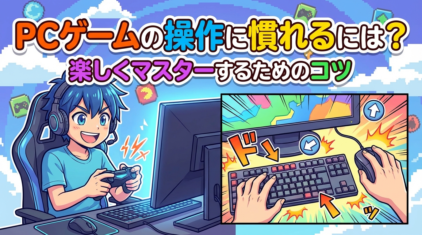 PCゲームの操作に慣れるには？
