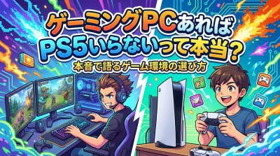 ゲーミングPCあればPS5いらないって本当？