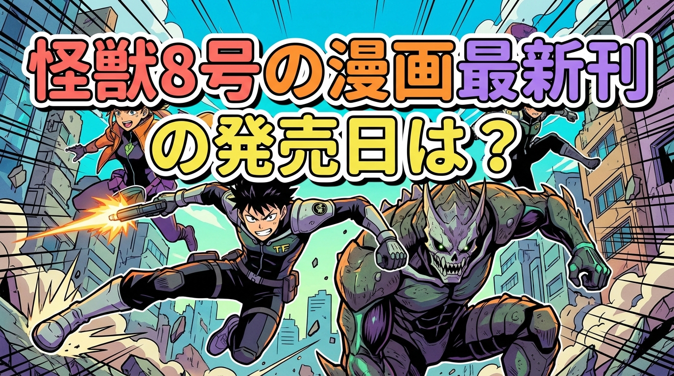 怪獣8号の漫画最新刊の発売日は？
