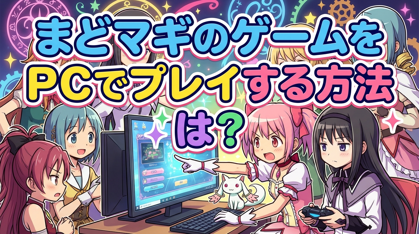 まどマギのゲームをPCでプレイする方法は？