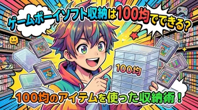 ゲームボーイソフト収納は100均でできる？