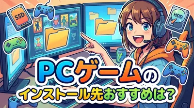PCゲームのインストール先おすすめは？