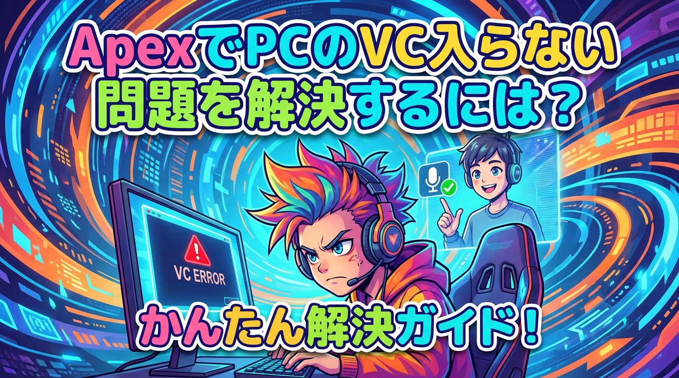 ApexでPCのVC入らない問題を解決するには？