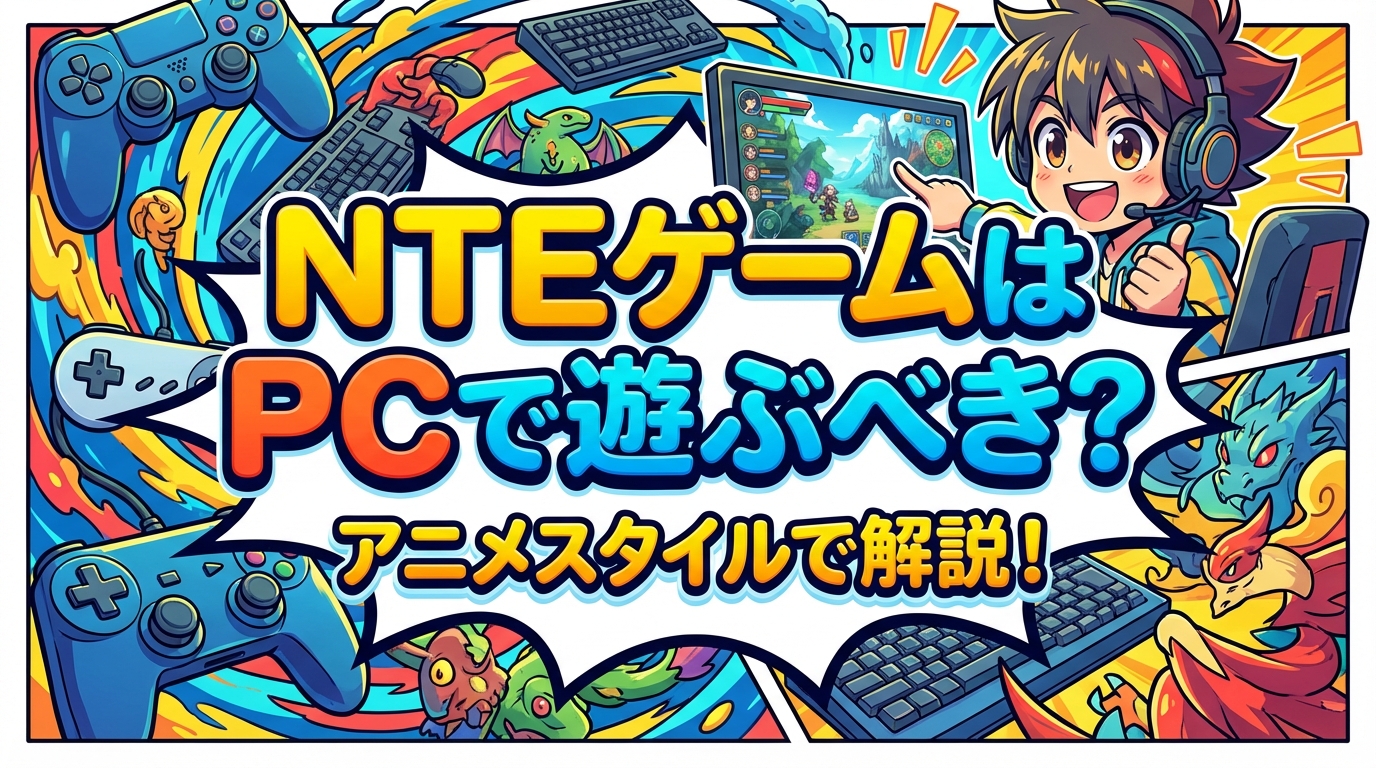 NTEゲームはPCで遊ぶべき？