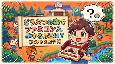 どうぶつの森でファミコン入手する方法は？