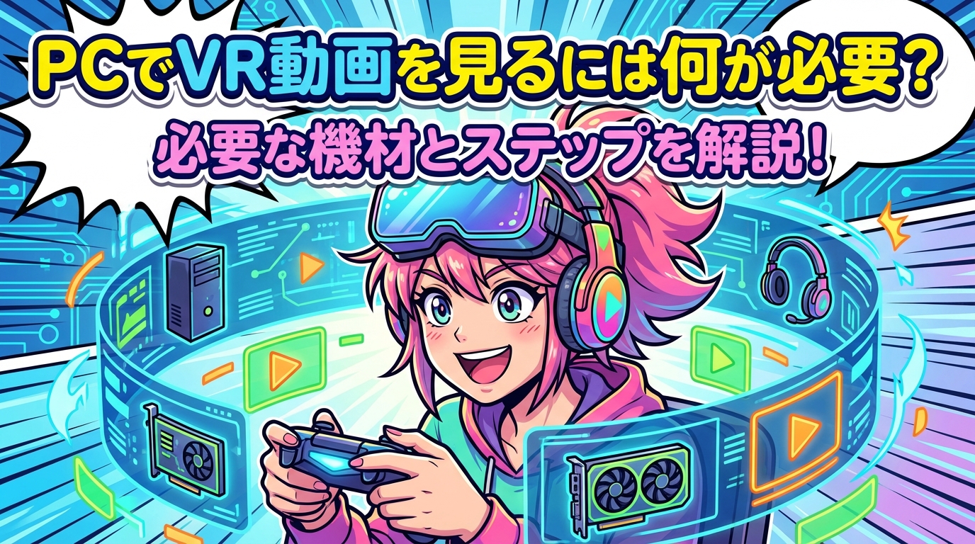 PCでVR動画を見るには何が必要？