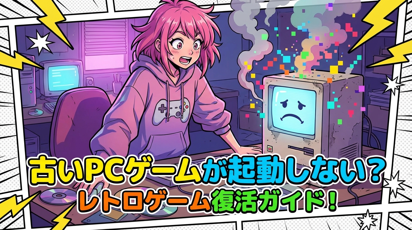 古いPCゲームが起動しない？