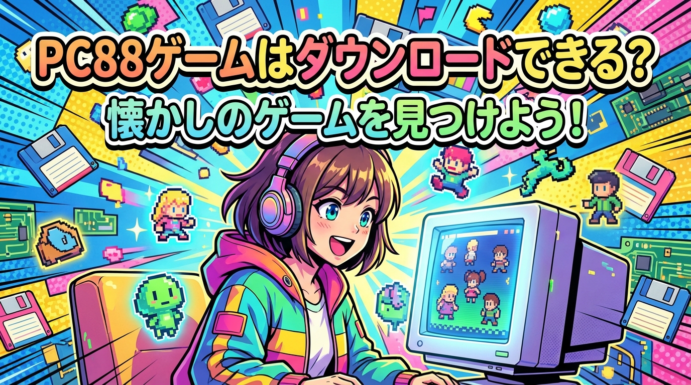 PC88ゲームはダウンロードできる？