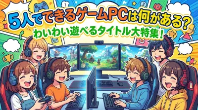 5人でできるゲームPCは何がある？