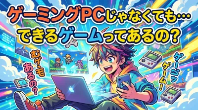 ゲーミングPCじゃなくてもできるゲームってあるの？