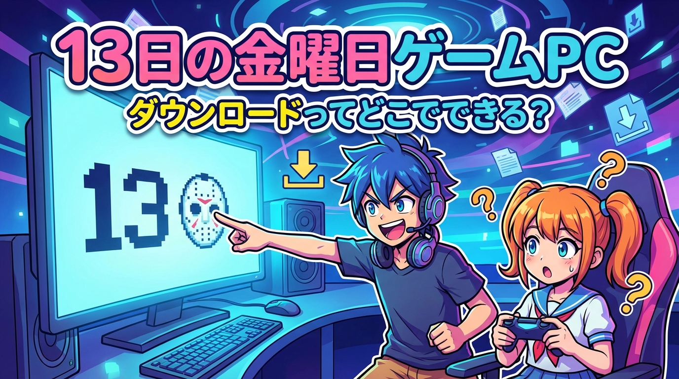 13日の金曜日ゲームPCダウンロードってどこでできる？