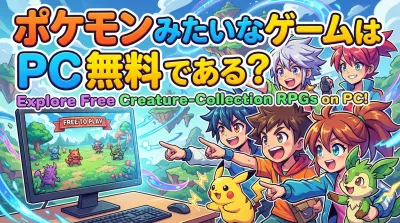 ポケモンみたいなゲームはPC無料である？