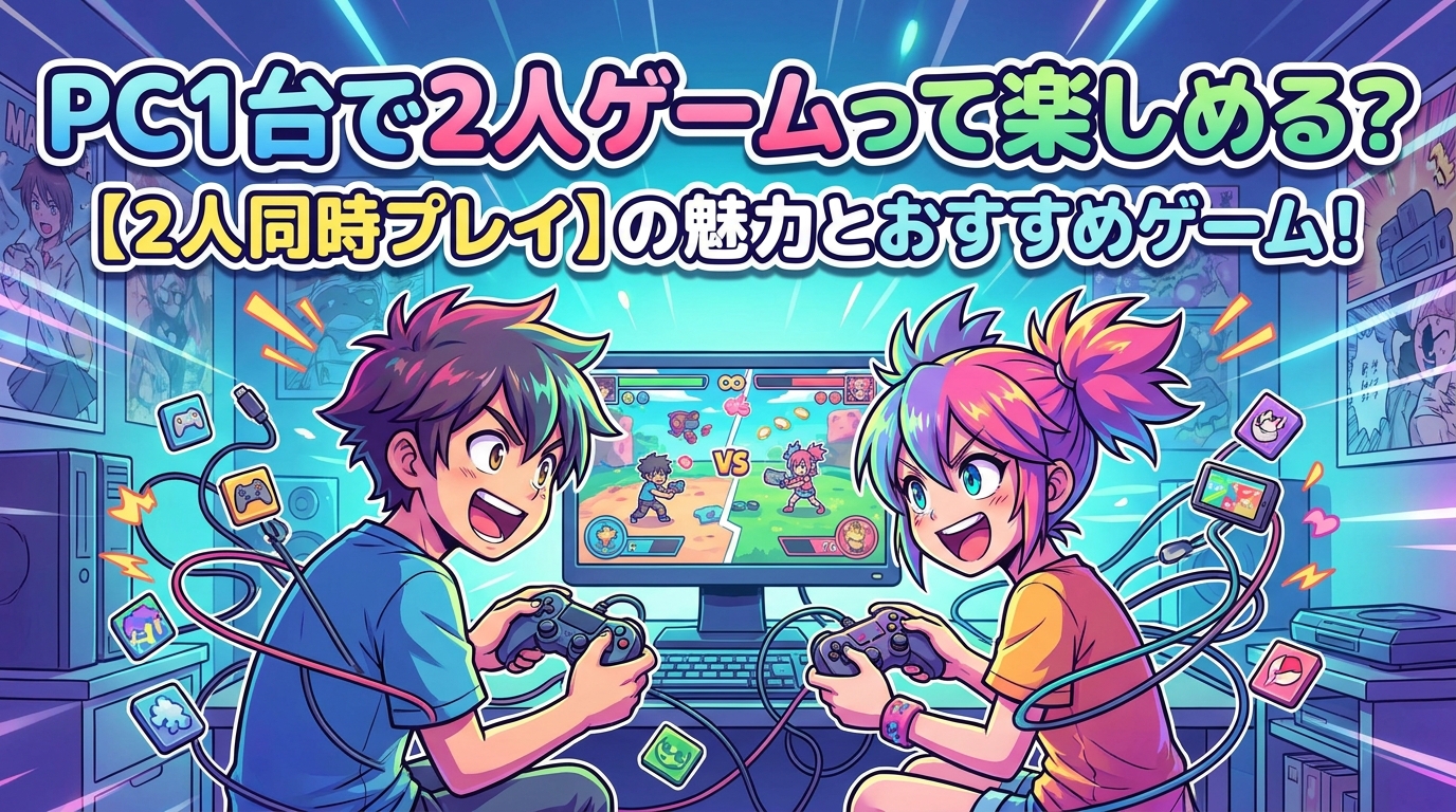 PC1台で2人ゲームって楽しめる？