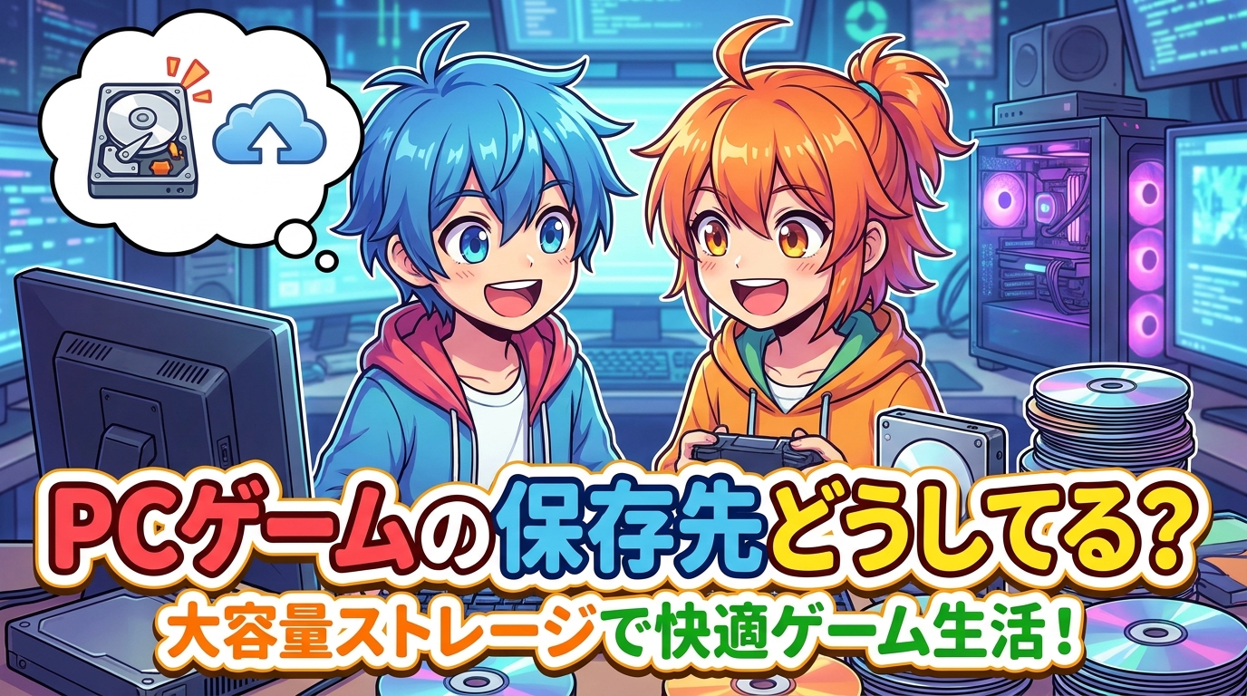 PCゲームの保存先どうしてる？