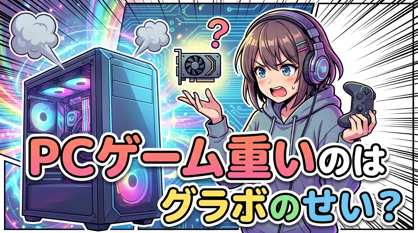 PCゲーム重いのはグラボのせい？