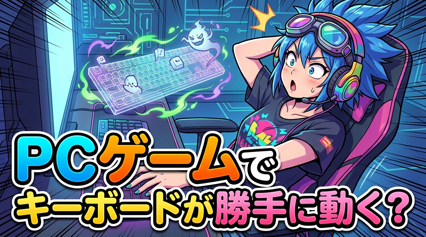 PCゲームでキーボードが勝手に動く？