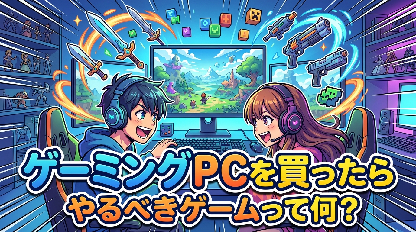 ゲーミングPCを買ったらやるべきゲームって何?