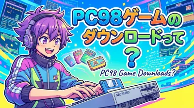 PC98ゲームのダウンロードって？