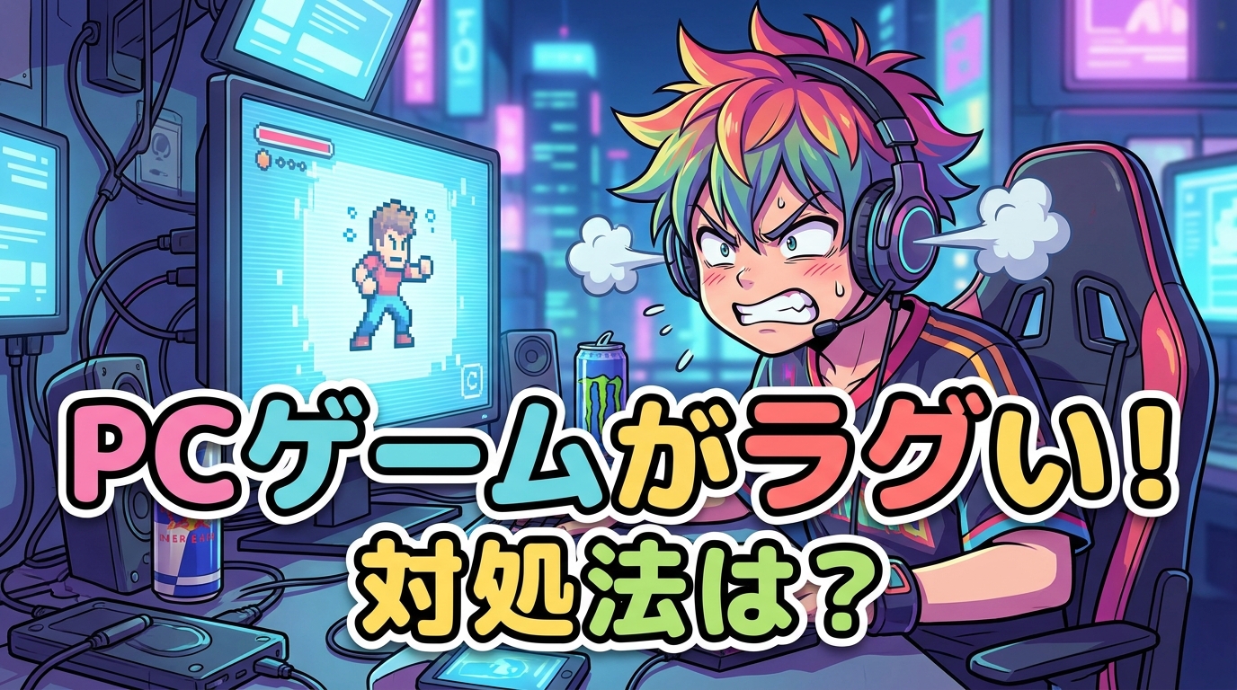 PCゲームがラグいときの対処法は？