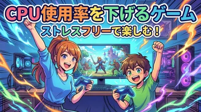 CPU使用率を下げるゲームの方法は?