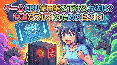 ゲームCPU使用率を下げる方法は?
