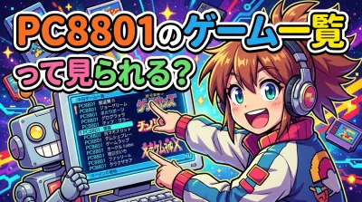 pc8801のゲーム一覧って見られる？