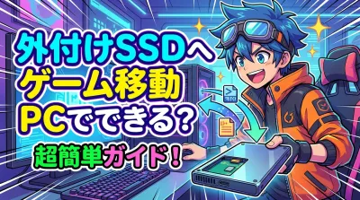外付けSSDへゲーム移動PCでできる？