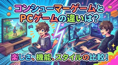 コンシューマーゲームとPCゲームの違いは？