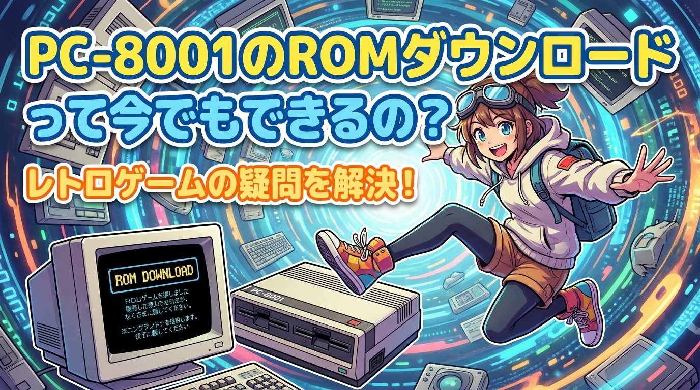 PC-8001のROMダウンロードって今でもできるの？