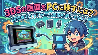 3DSの画面をPCに映すには？