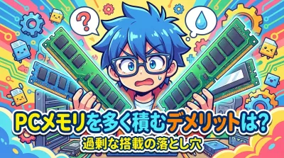 PCメモリを多く積むデメリットは？