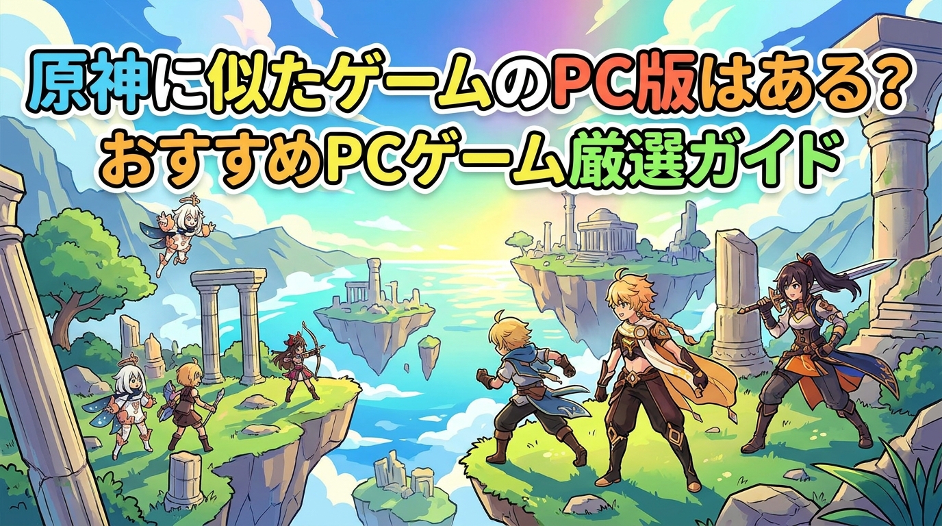 原神に似たゲームのPC版はある？