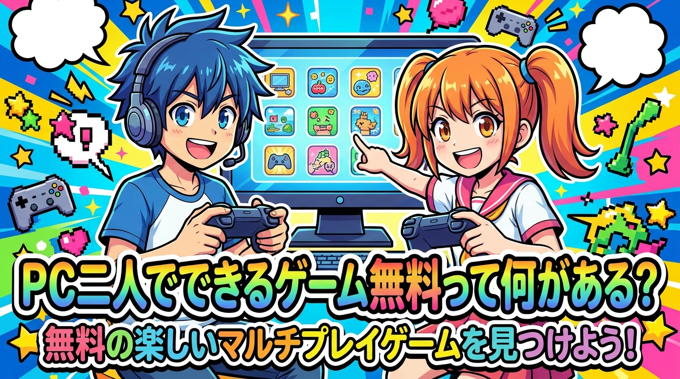 PC二人でできるゲーム無料って何がある?