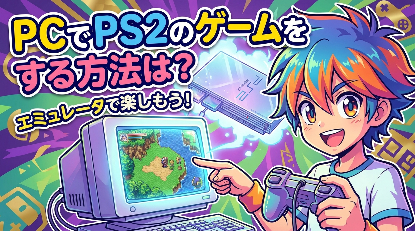 PCでPS2のゲームをする方法は？