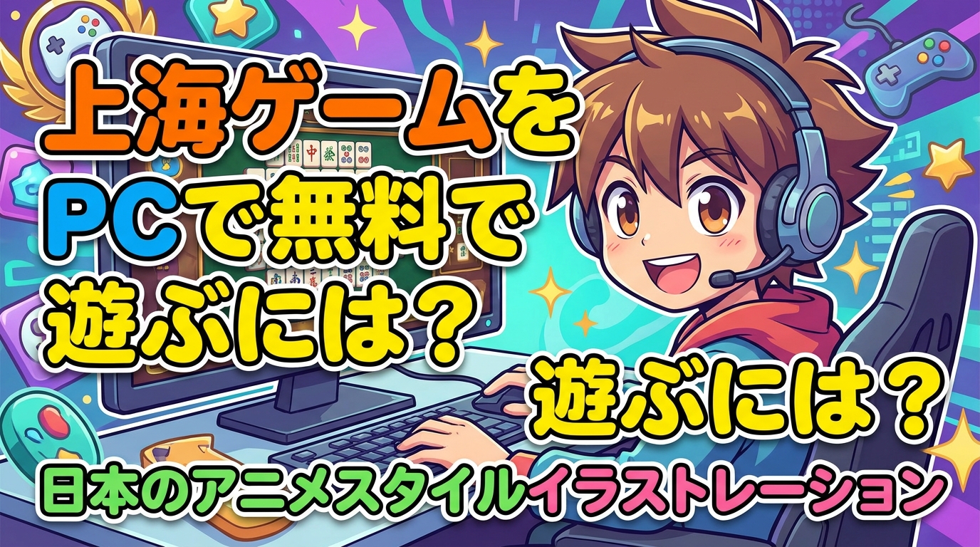 上海ゲームをPCで無料で遊ぶには？