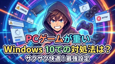 PCゲームが重いWindows10での対処法は？