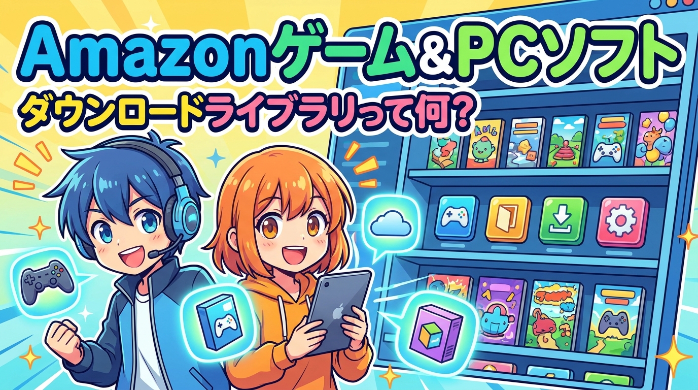 Amazonゲーム&PCソフトダウンロードライブラリって何？