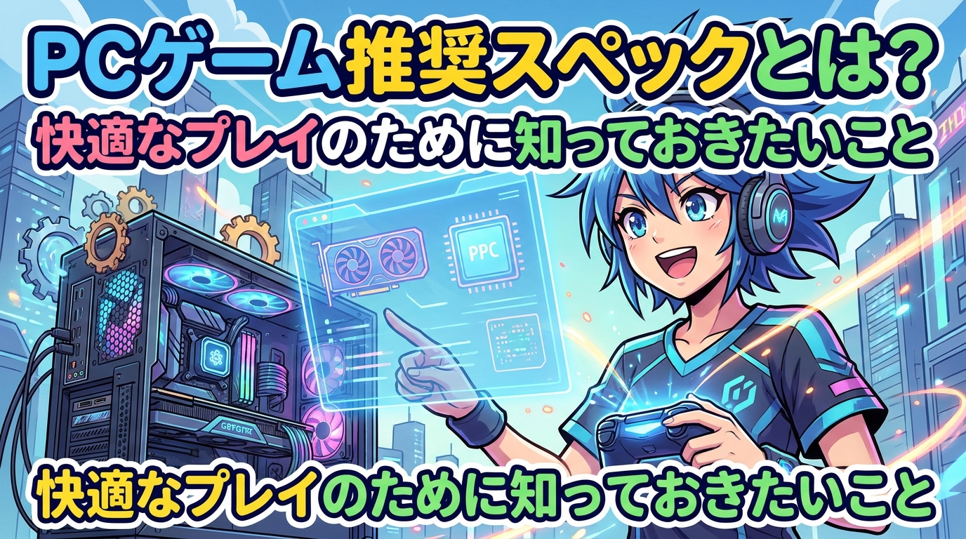 PCゲーム推奨スペックとは？