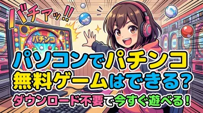 パソコンでパチンコ無料ゲームはできる？