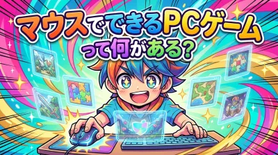 マウスでできるPCゲームって何がある？