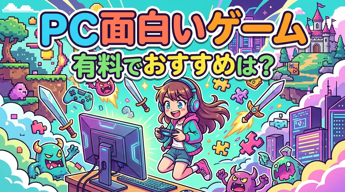PC面白いゲーム有料でおすすめは？