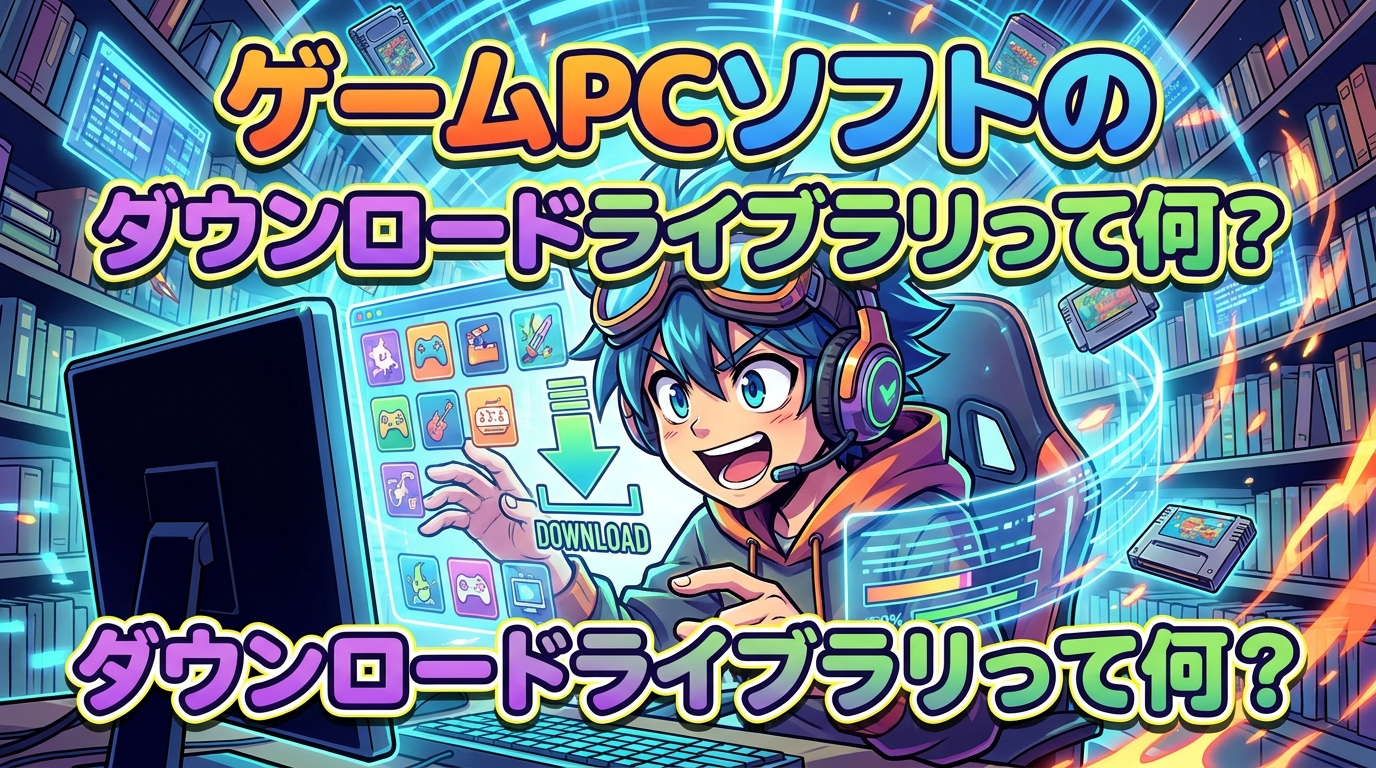ゲームPCソフトのダウンロードライブラリって何？