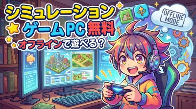 シミュレーション ゲーム PC 無料 オフラインで遊べる？