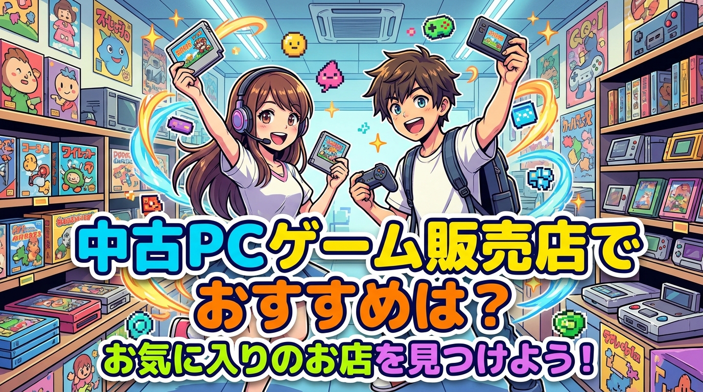 中古 pc ゲーム 販売 店でおすすめは？