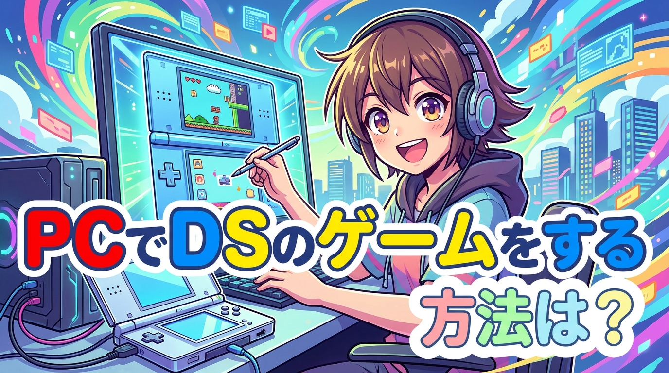 pc で ds の ゲーム を する 方法は？