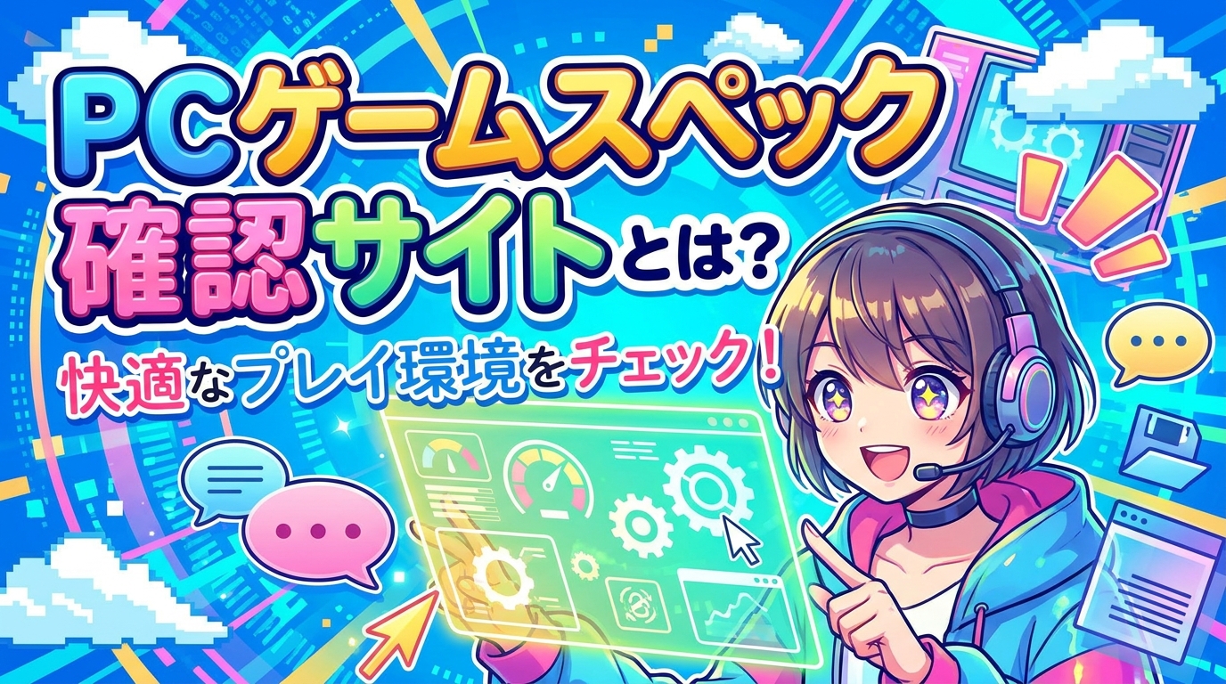 pc ゲーム スペック 確認 サイトとは？