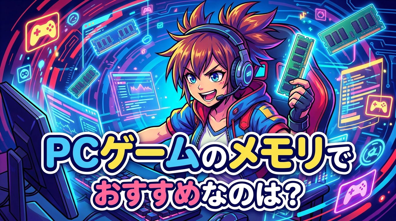 pcゲームのメモリでおすすめなのは?