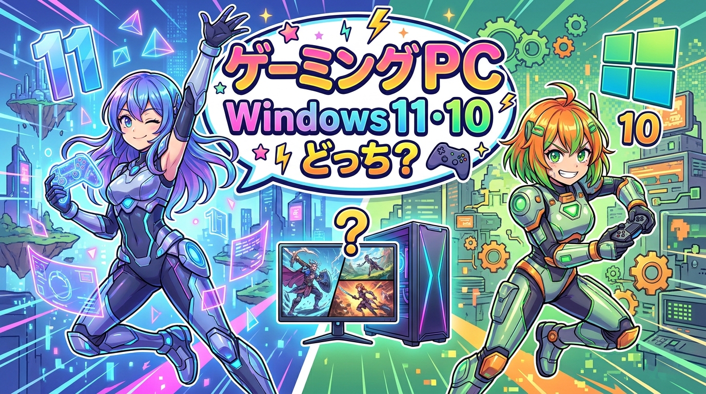 ゲーミング pc windows11 10 どっち?