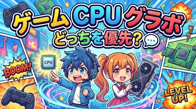 ゲーム cpu グラボ どっちを優先？