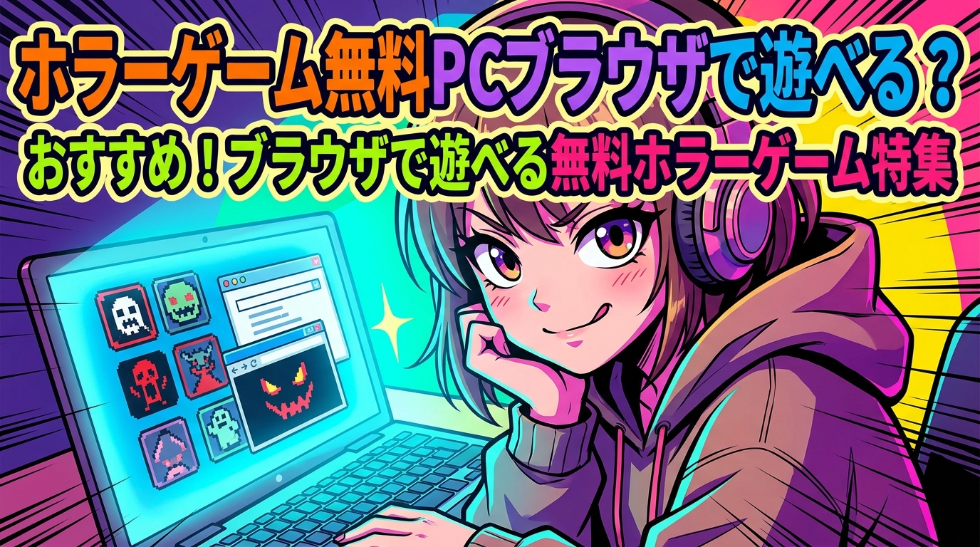 ホラー ゲーム 無料 pc ブラウザで遊べる?
